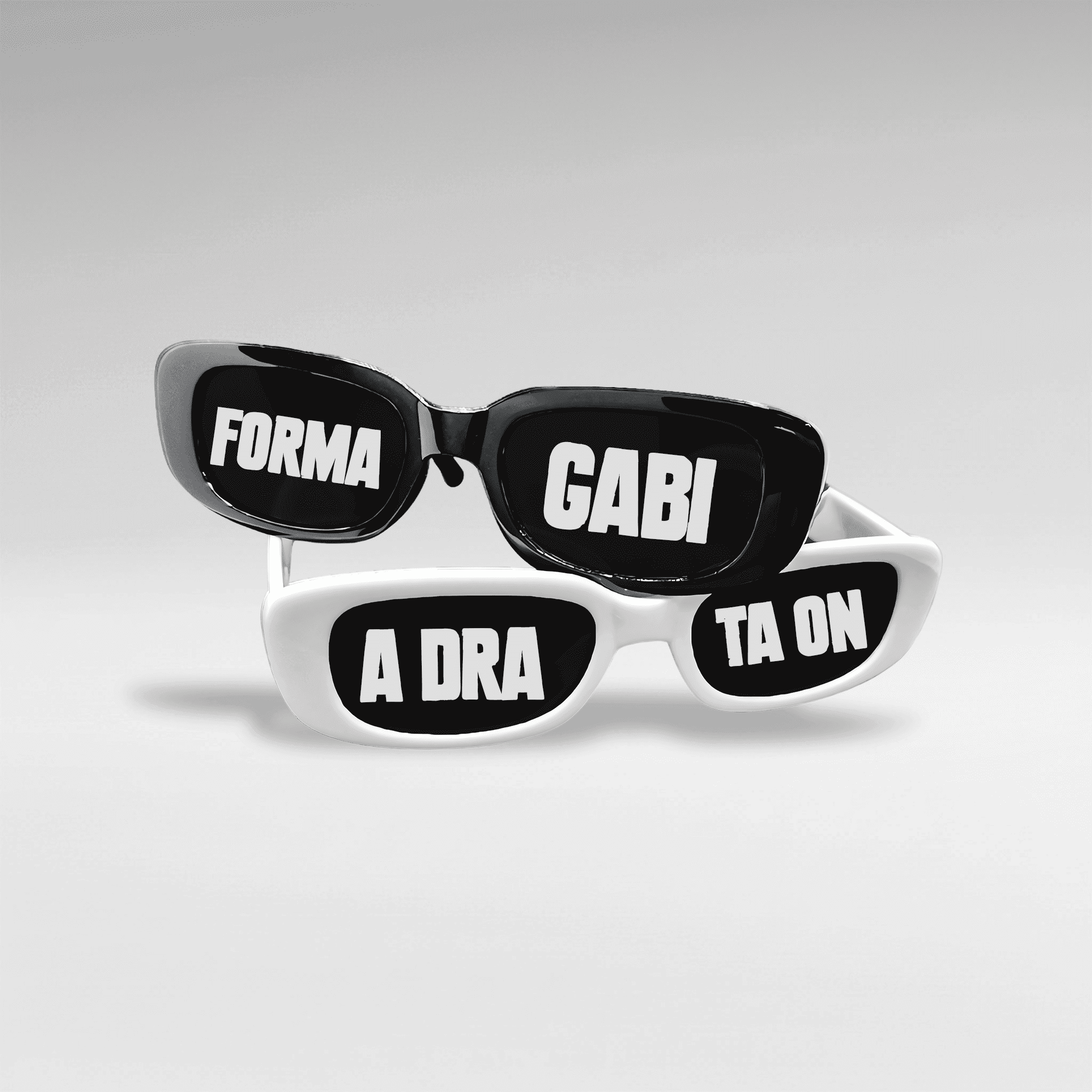 Óculos com Frase Retrô - Personalizado