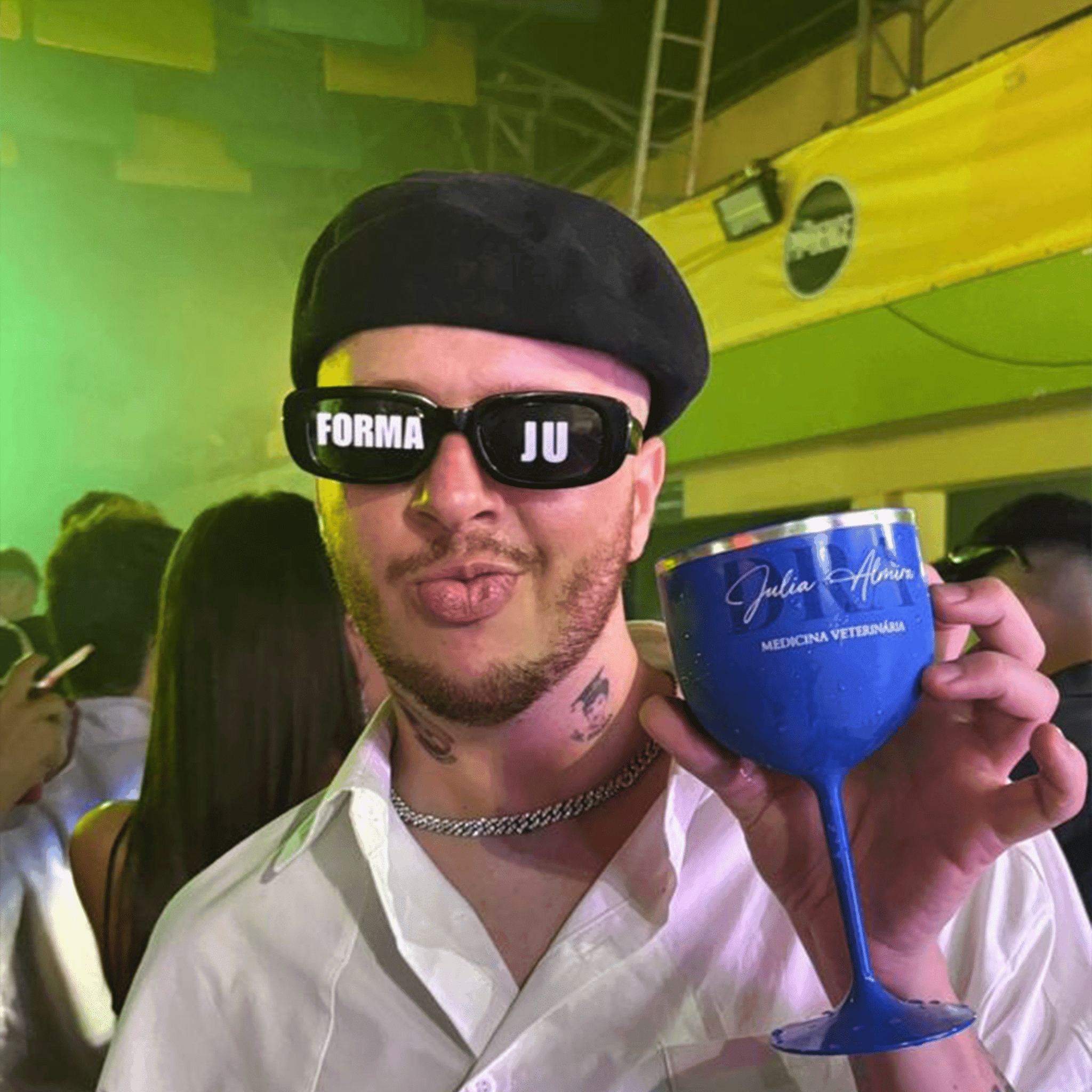 Óculos com Frase Retrô - Personalizado - 10