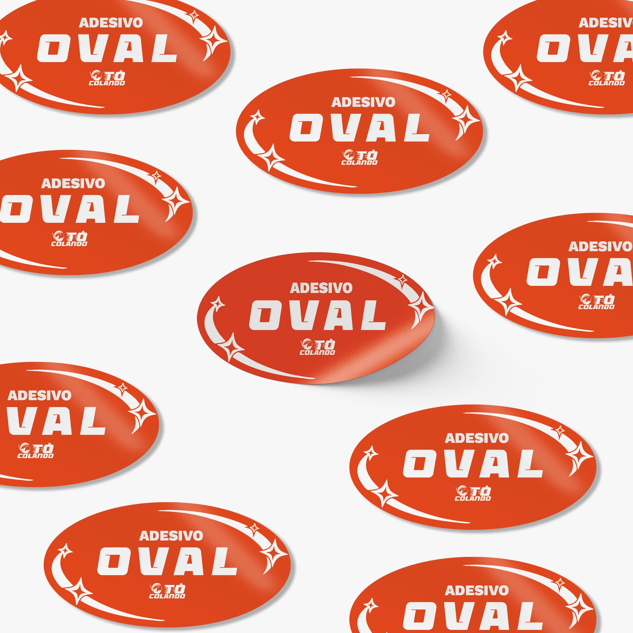 Adesivo Oval - 9